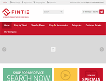 Tablet Screenshot of fintie.com